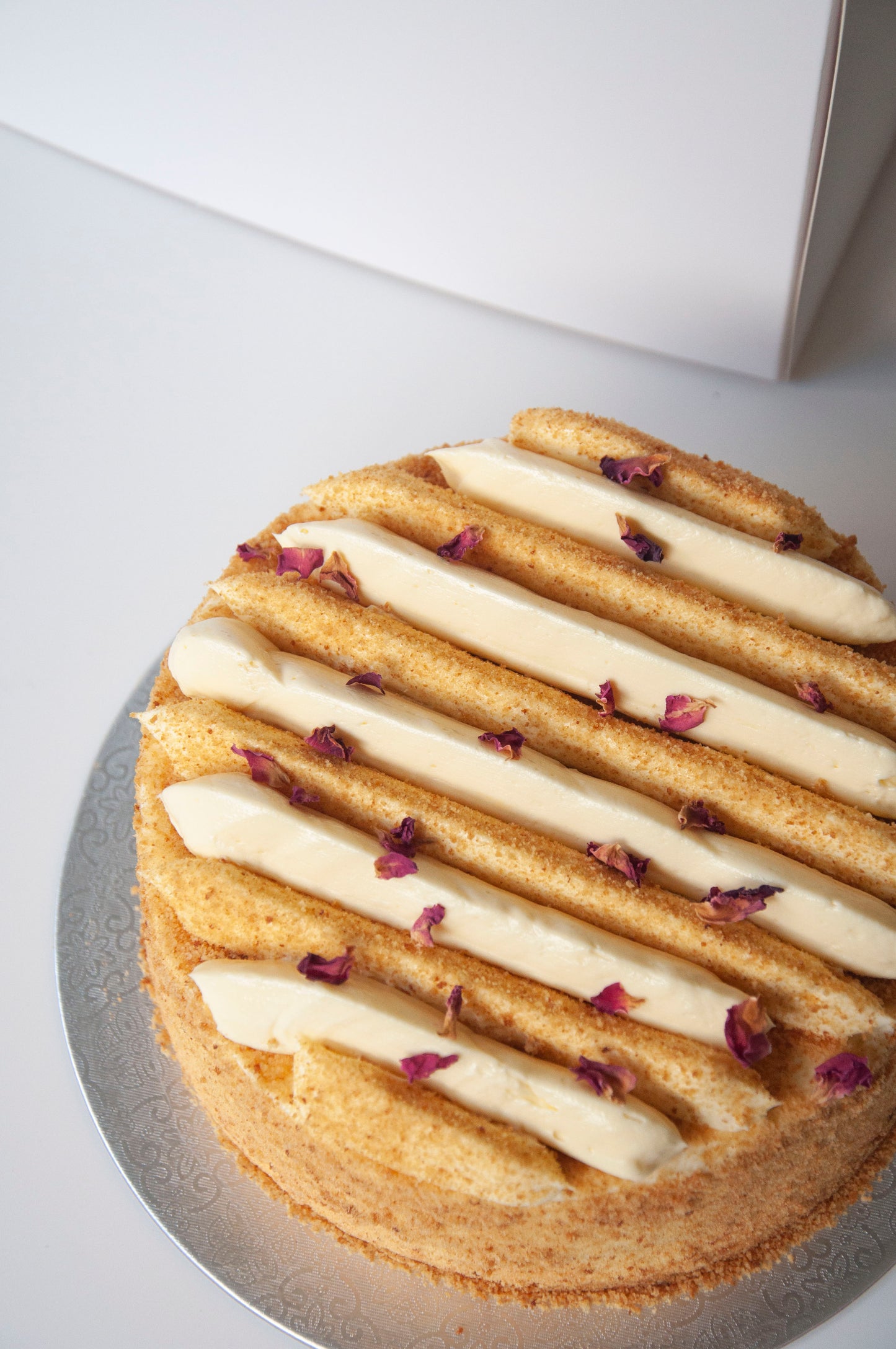 Golden Crumb Honey Cake